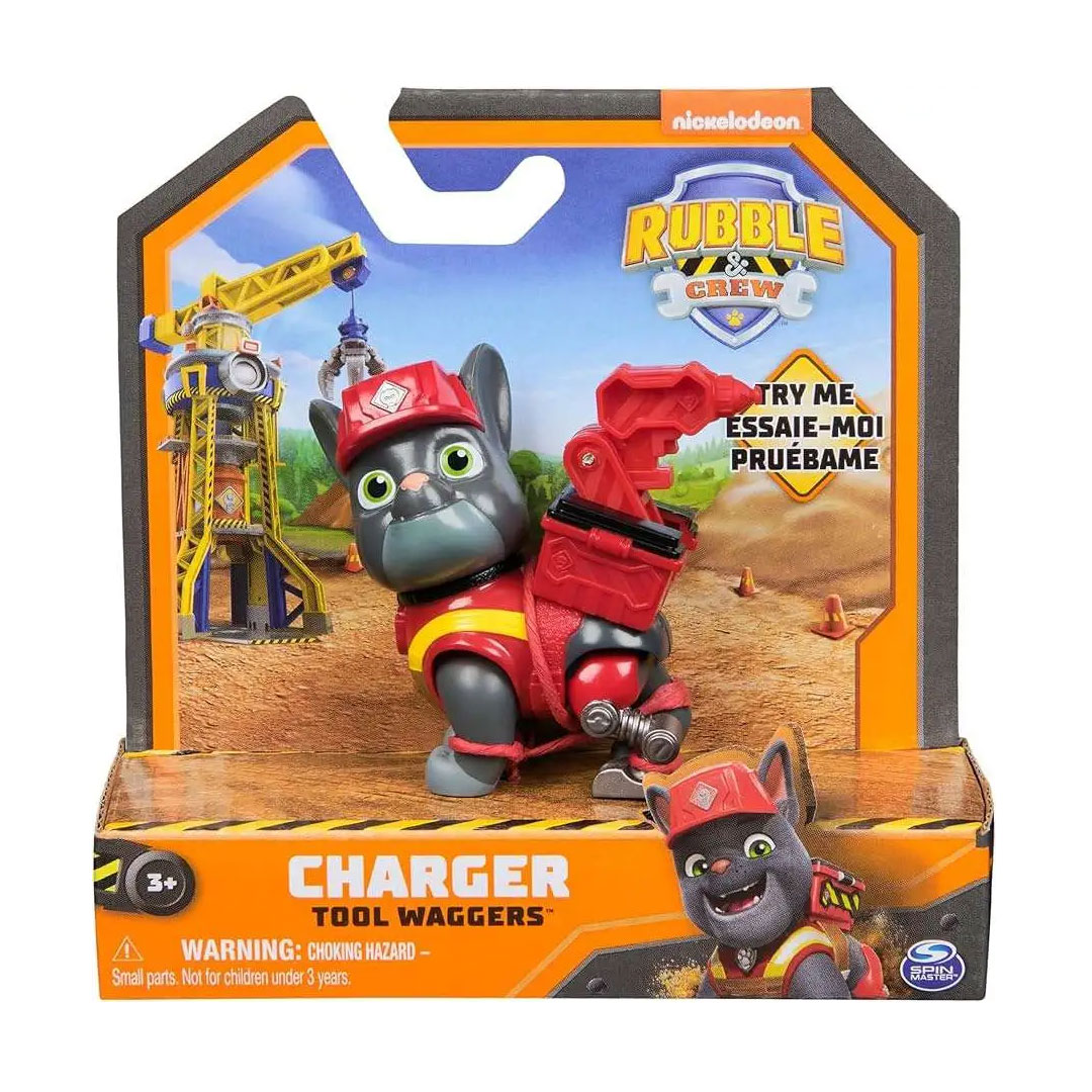 Колекційна фігурка цуценяти Rubble &amp; Crew Charger Tool Waggers, від 3 років (SM28516/8791)
