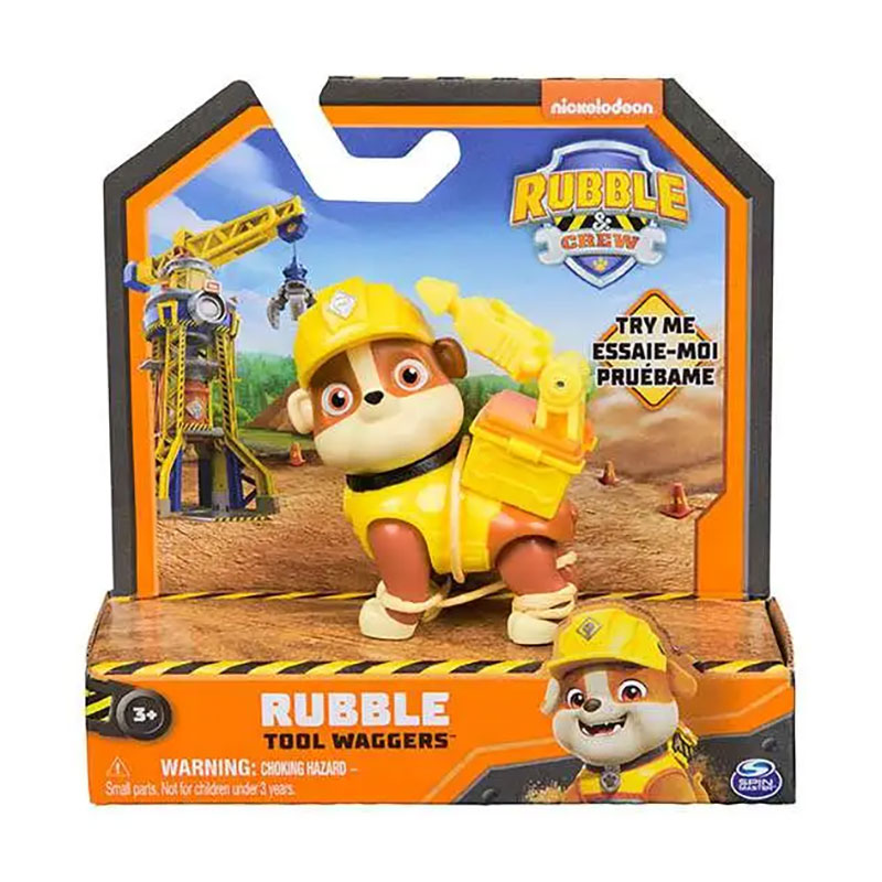 Колекційна фігурка цуценяти Rubble &amp; Crew Rubble Tool Waggers, від 3 років (SM28516/8838)