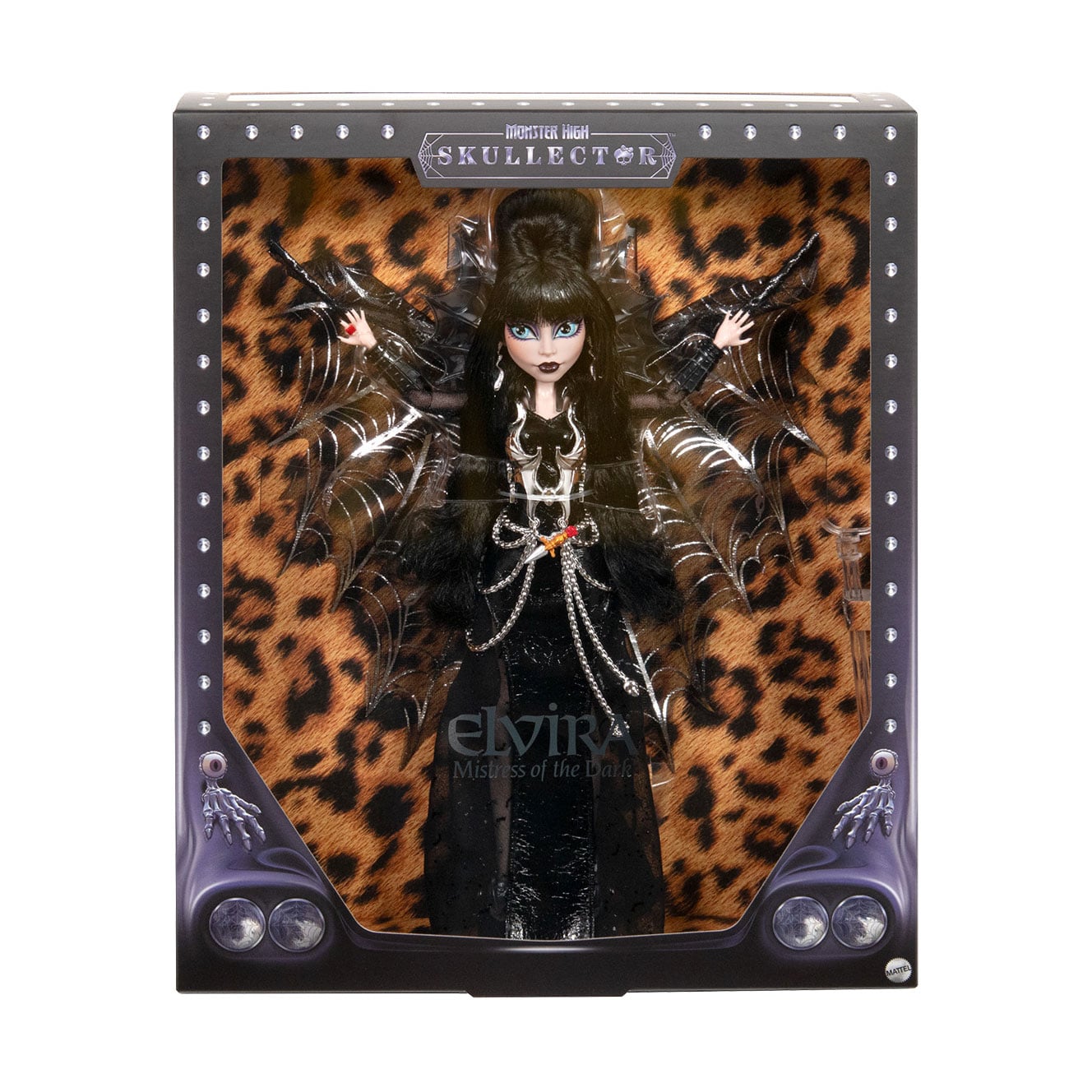 Колекційна лялька Monster High Skullector Ельвіра володарка темряви, від 6 років, 32.39 см (HYV99)