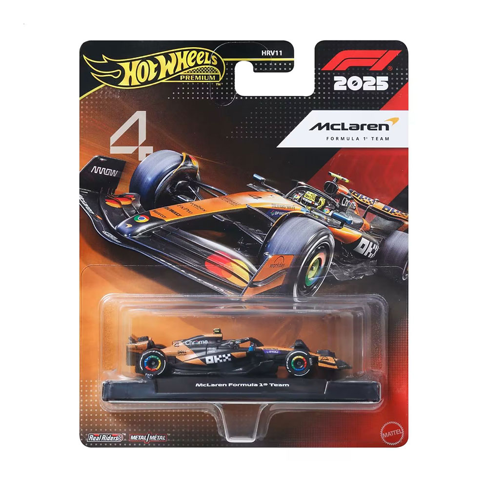 Колекційний болід Hot Wheels McLaren Lando Norris 4 Formula 1, від 3 років (JKD88)