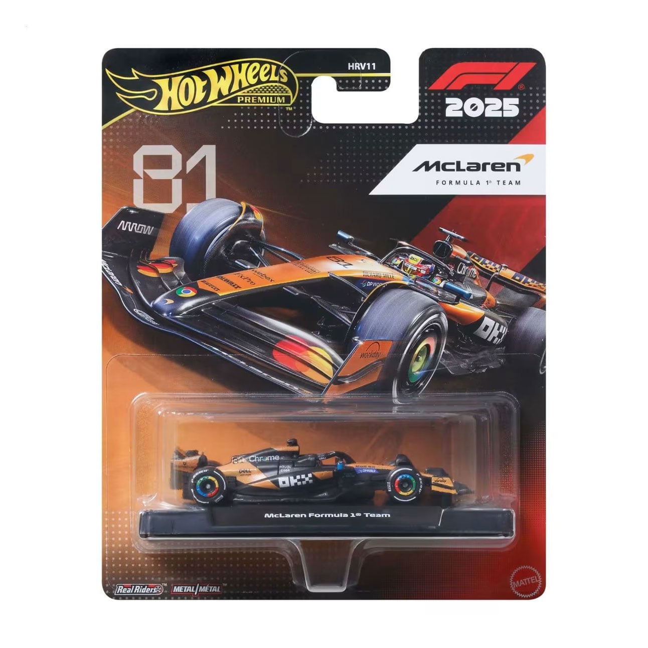Колекційний болід Hot Wheels McLaren Oscar Piastri 81 Formula 1, від 3 років (JKD81)