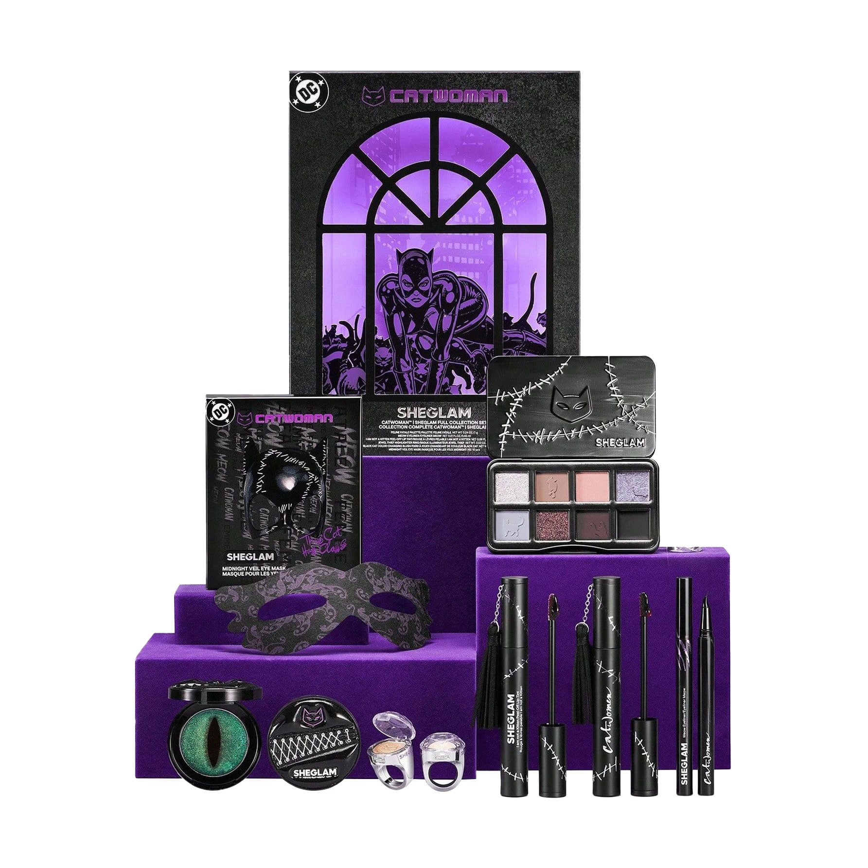 Колекційний набір для макіяжу Sheglam Catwoman Full Collection Set, 7 продуктів