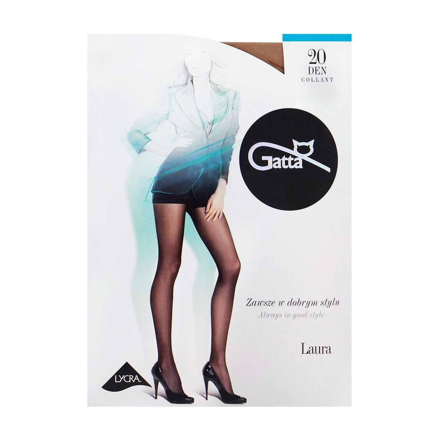 Колготки жіночі Gatta Laura, 20 DEN, Golden, розмір 4