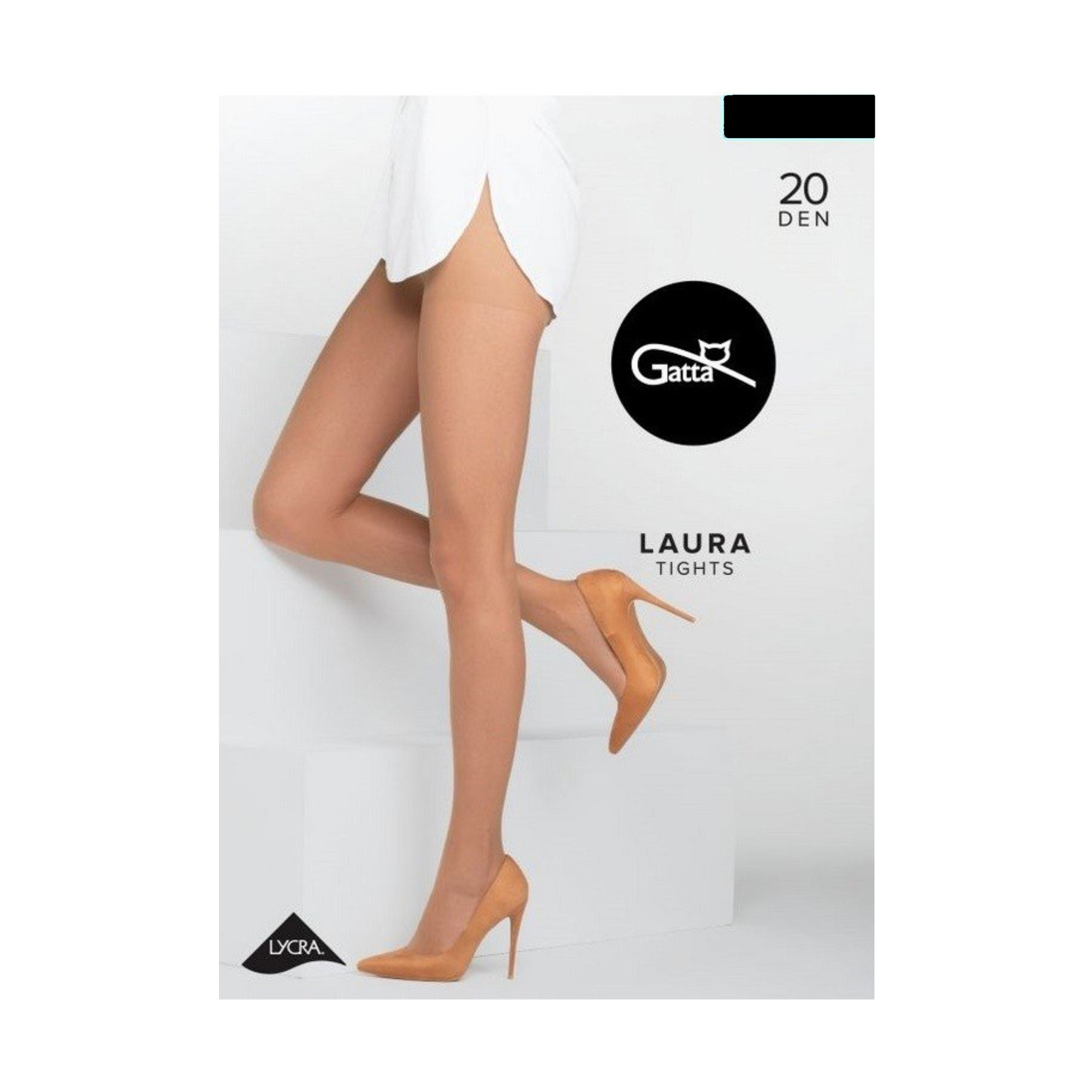 Колготки жіночі Gatta Laura, 20 DEN, Nero, розмір 4