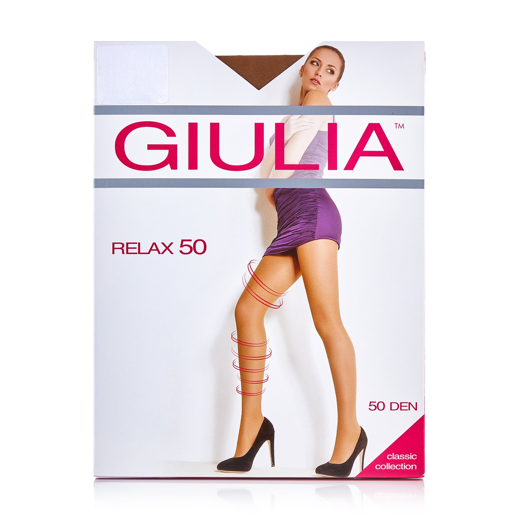 Колготки жіночі Giulia Relax підтримуючі, з шортиками, 50 DEN, Diano, розмір 3