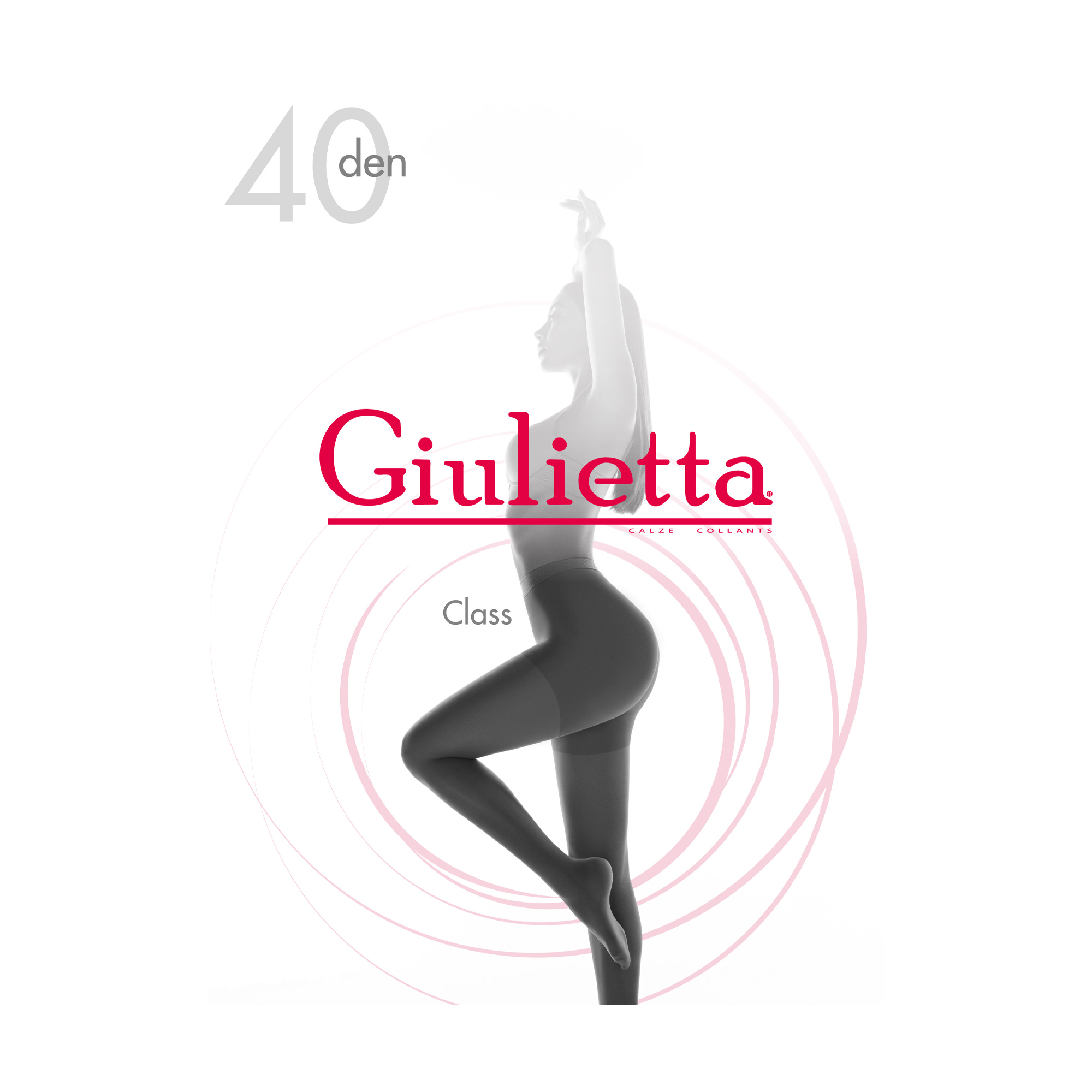 Колготки жіночі Giulietta Calze Collants Class 40 DEN Daino з шортиками, розмір 2