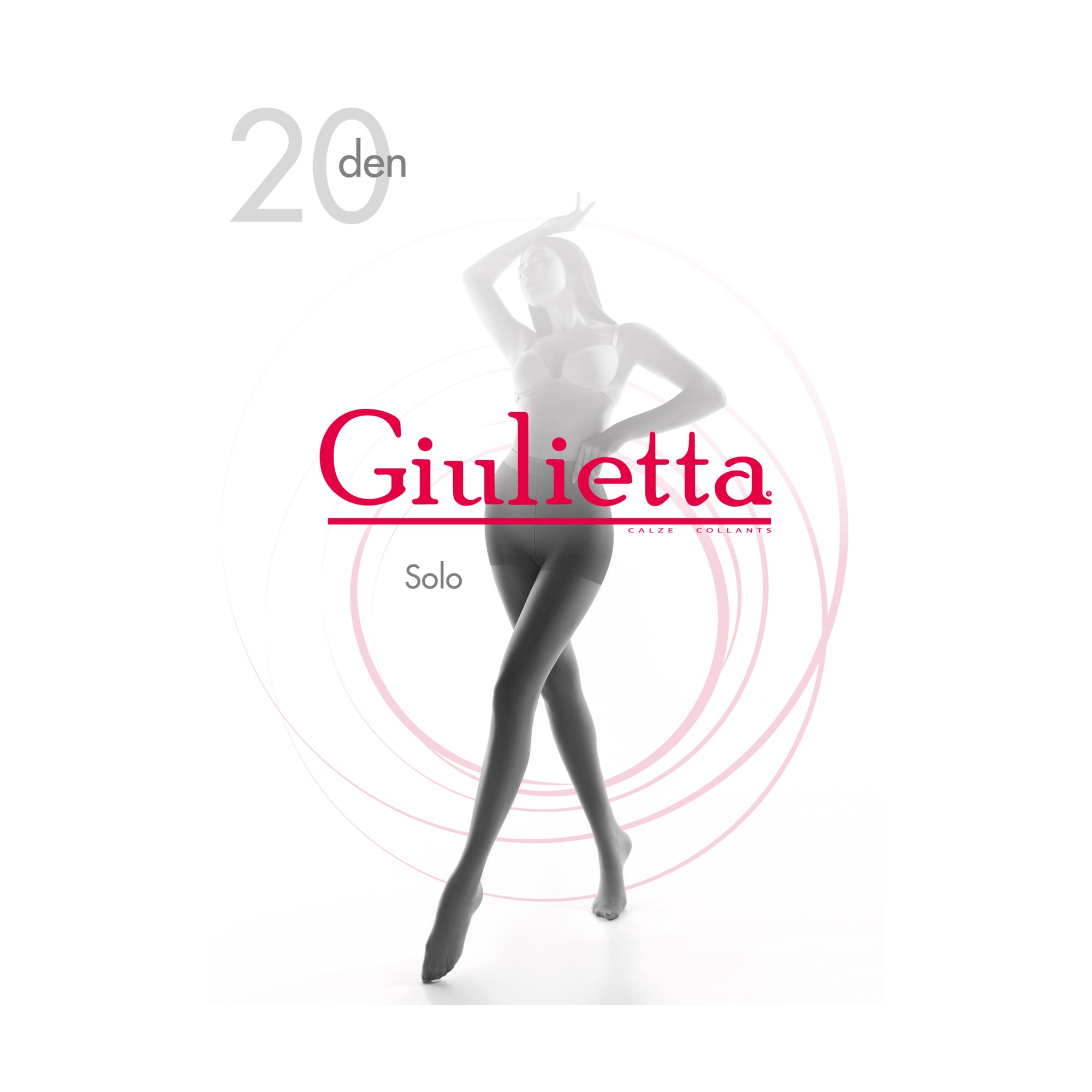 Колготки жіночі Giulietta Calze Collants Solo з шортиками, 20 DEN, Nero, розмір 3