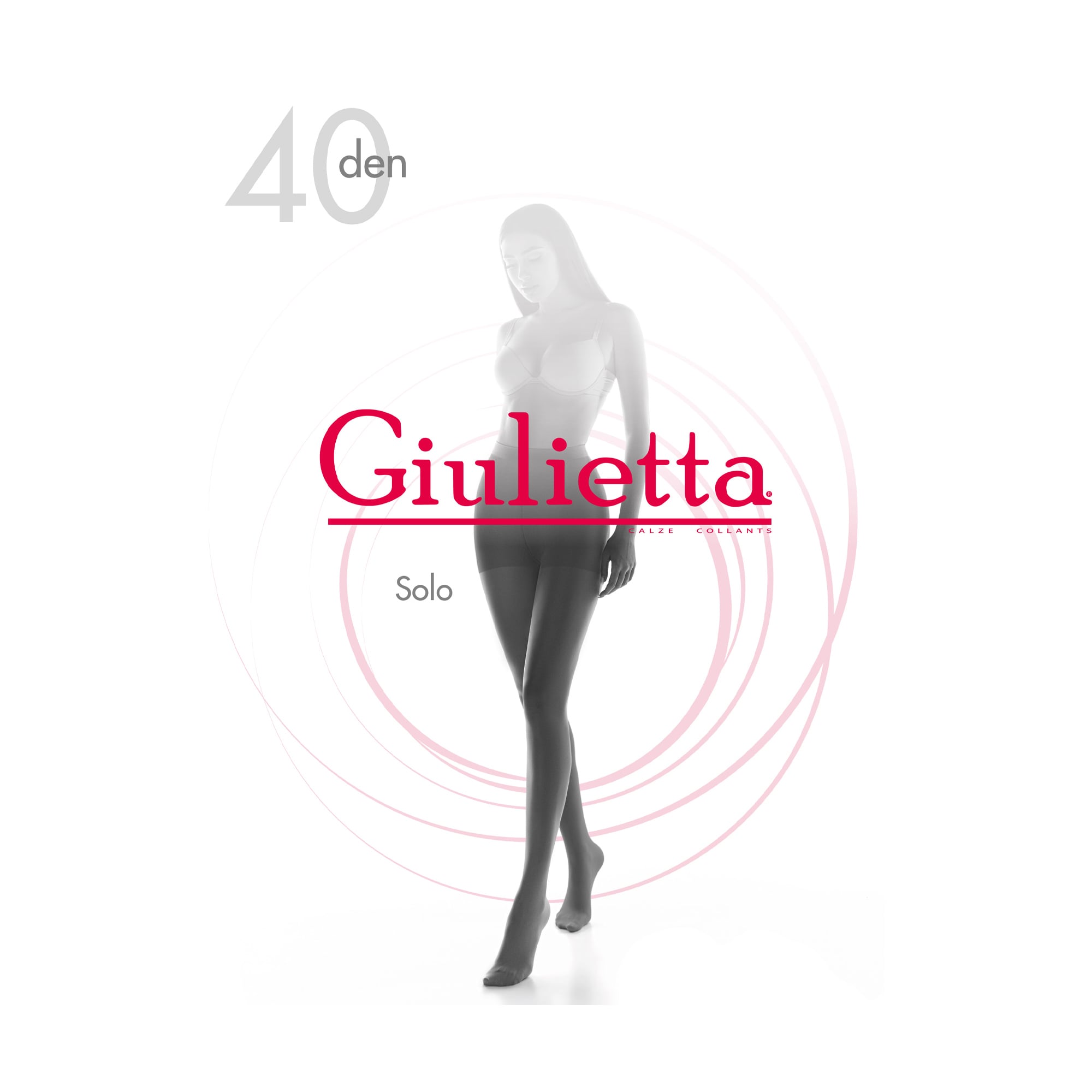 Колготки жіночі Giulietta Calze Collants Solo з шортиками, 40 DEN, Nero, розмір 2
