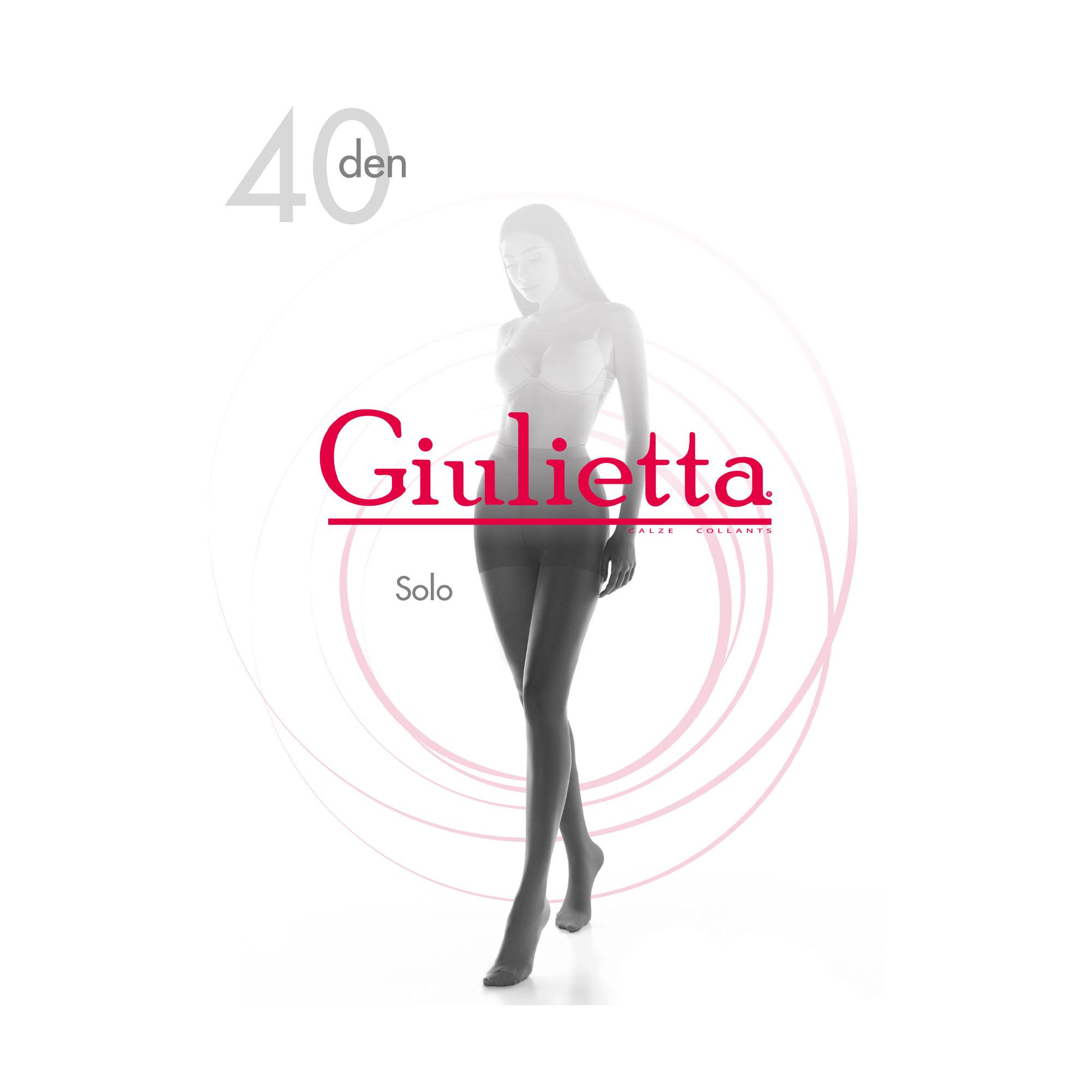 Колготки жіночі Giulietta Calze Collants Solo з шортиками, 40 DEN, Nero, розмір 3