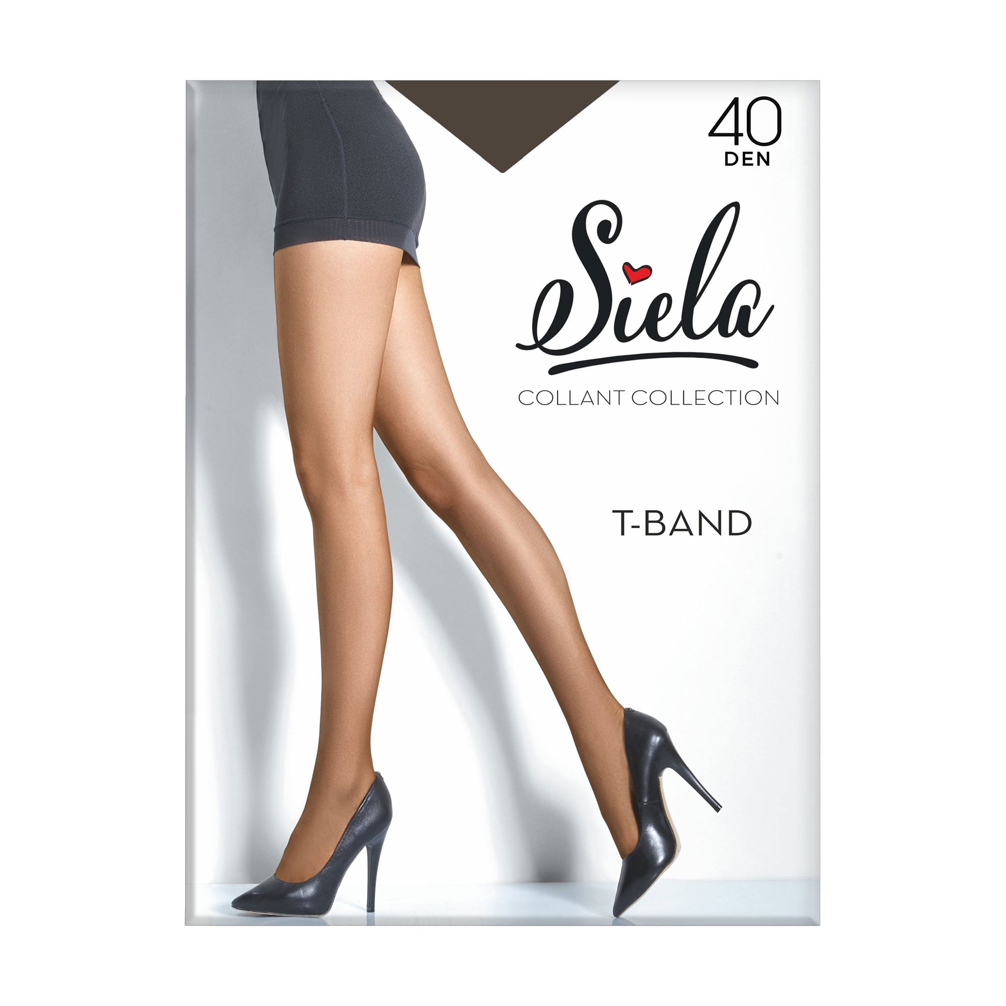 Колготки жіночі Siela T-Band без шортиків, 40 DEN, Tabaco, розмір 2