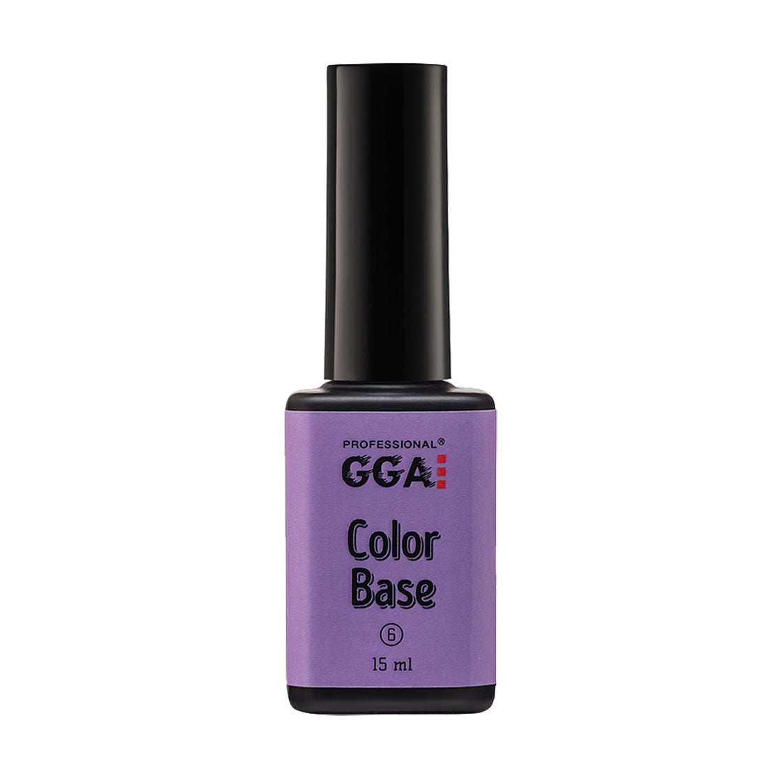 Кольорова база для гель-лаку GGA Professional Color Base 6, 15 мл
