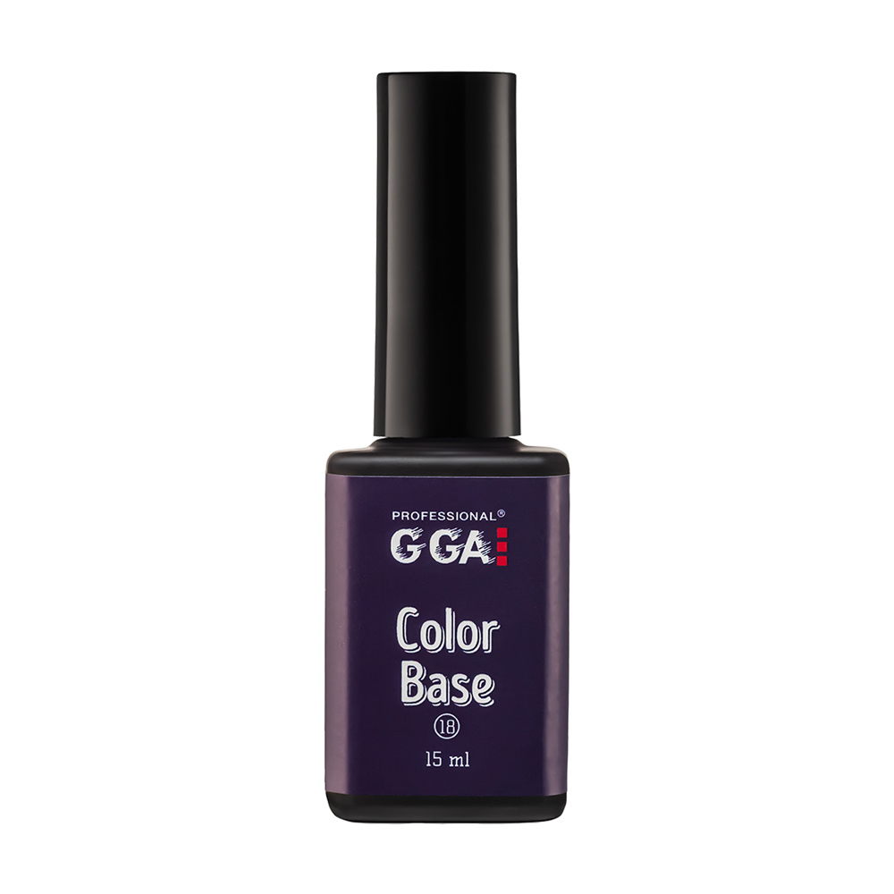 Кольорова база для гель-лаку GGA Professional Color Base 18, 15 мл