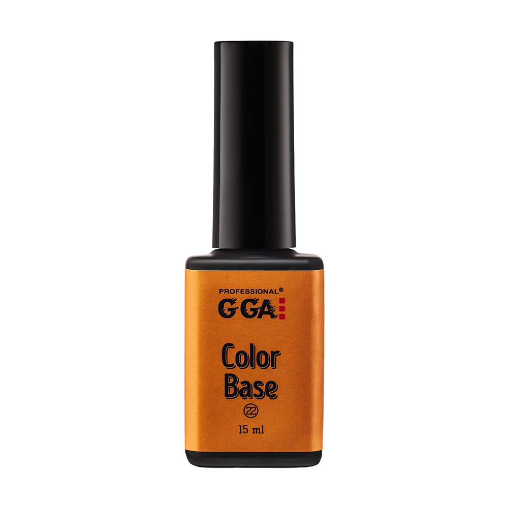 Кольорова база для гель-лаку GGA Professional Color Base 22, 15 мл