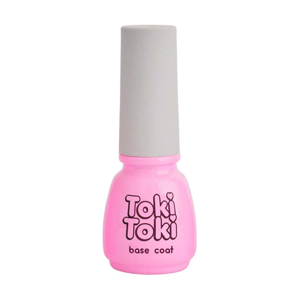 Кольорова база для гель-лаку Toki Toki Shimmer 08 Рожевий насичений з білим шимером, 5 мл