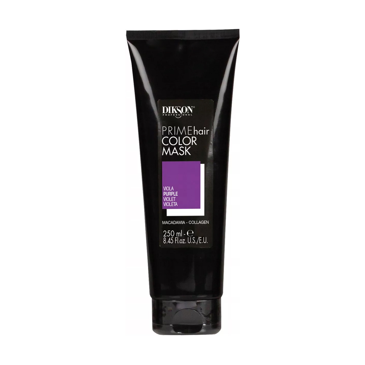 Кольорова маска для волосся Dikson Prime Hair Color Mask, з макадамією та колагеном, Purple, 250 мл