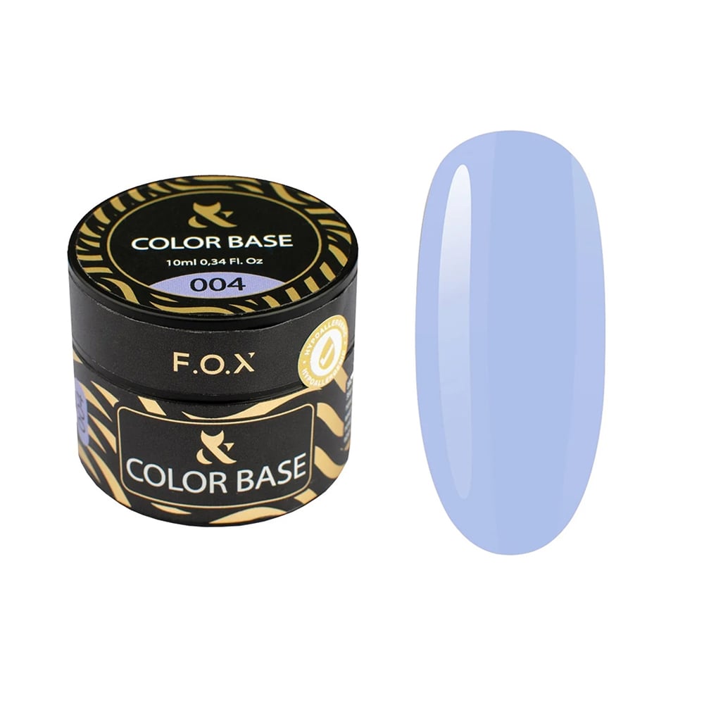Кольорове базове покриття для гель-лаку F.O.X Base Color 004, 10 мл