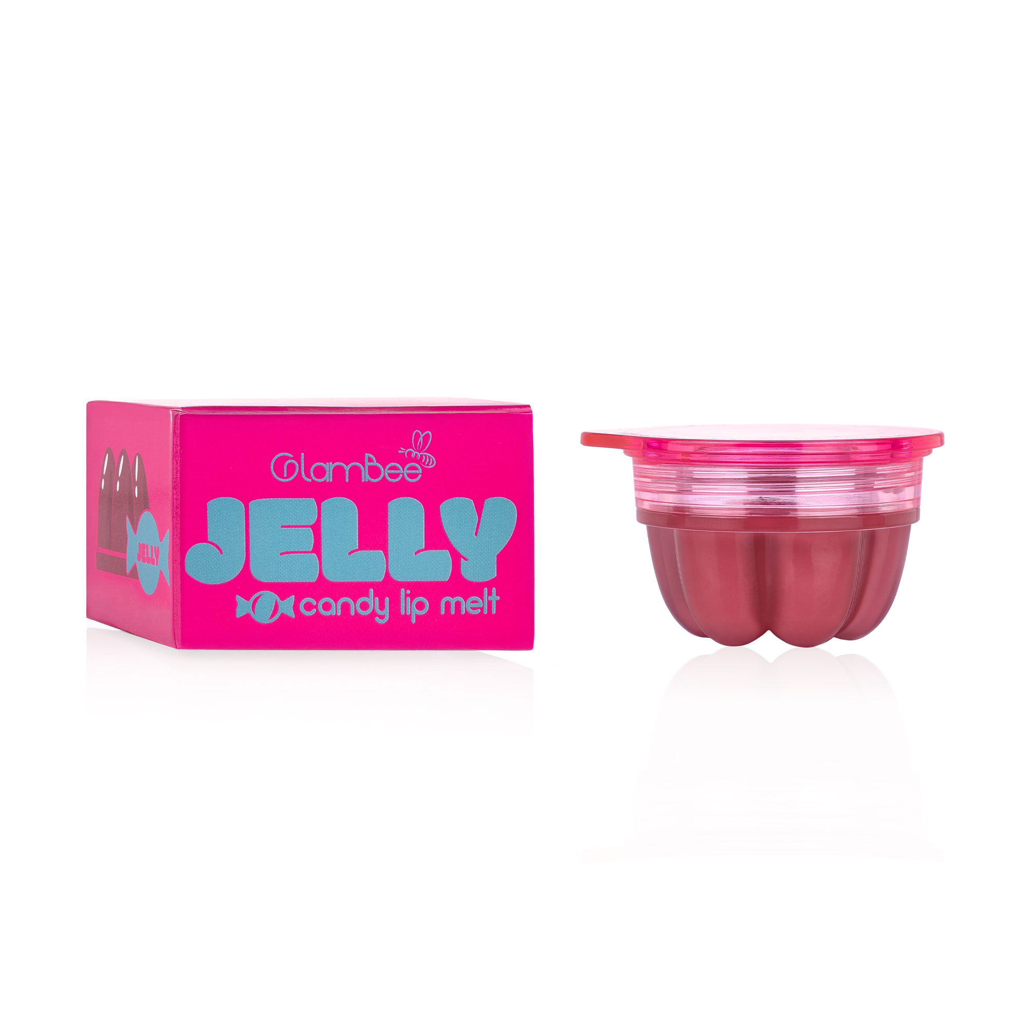 Кольоровий бальзам-желе для губ GlamBee Jelly 02, 8 г
