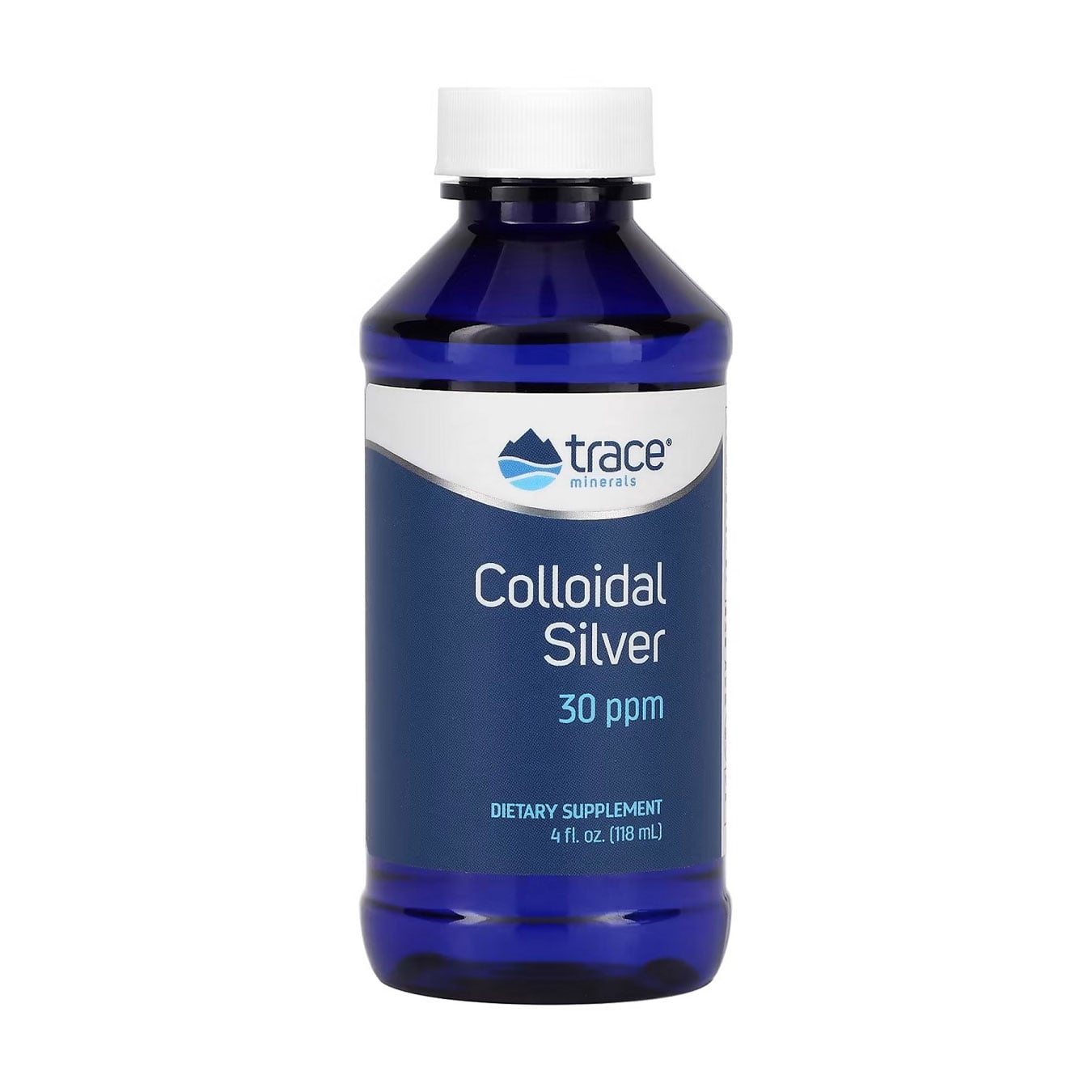 Колоїдне срібло Trace Minerals Colloidal Silver в рідині, 118 мл