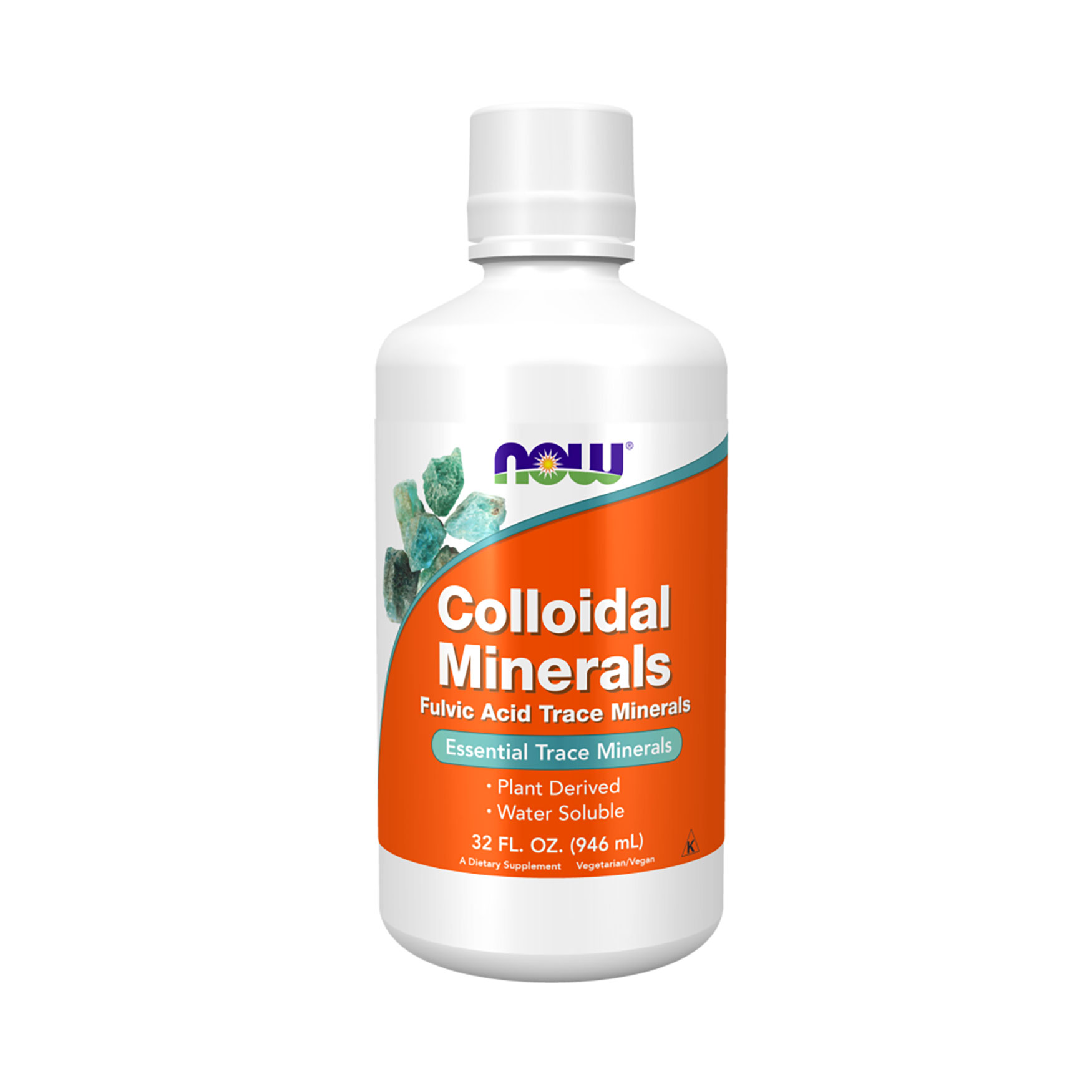Колоїдні мінерали NOW foods Colloidal Minerals, в рідині, 946 мл
