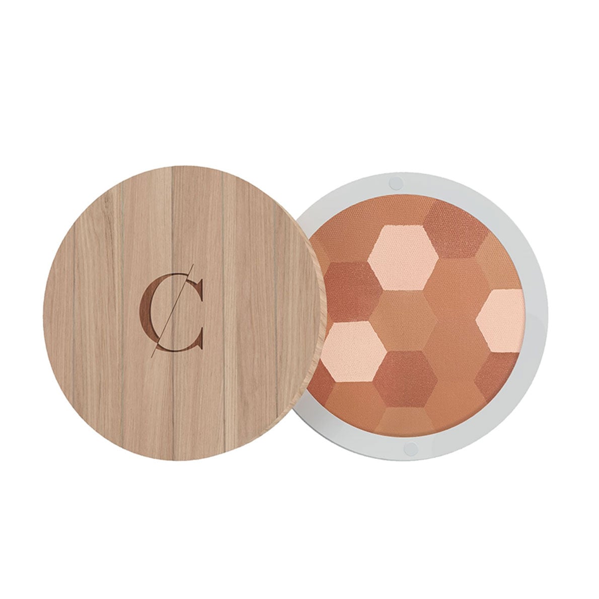 Компактна пудра для обличчя Couleur Caramel Bio Mosaic Powder 233, 8.5 г