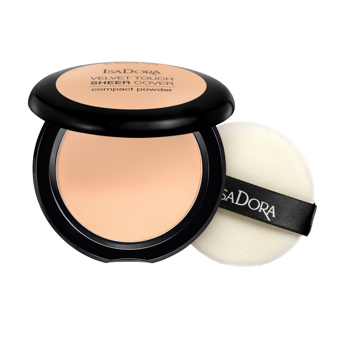 Компактна пудра для обличчя IsaDora Velvet Touch Sheer Cover Compact Powder 42 Warm Vanilla, 10 г