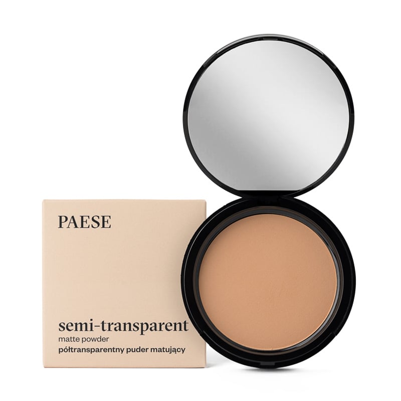 Компактна пудра для обличчя Paese Semi-Transparent Matte Powder 6A Tanned, 9 г