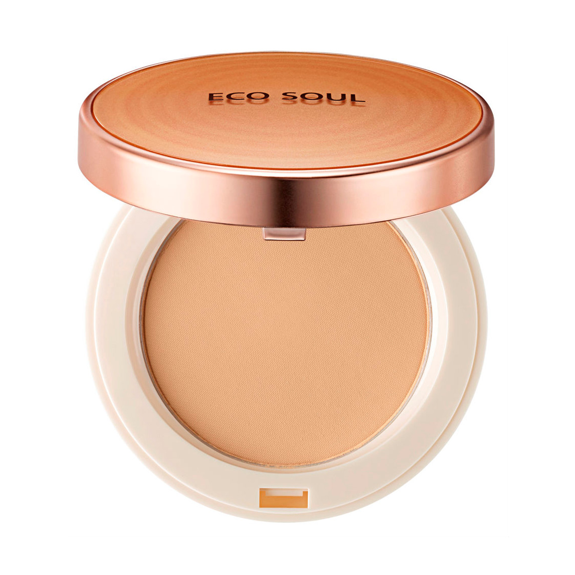 Компактна пудра для обличчя The Saem Eco Soul Luxury Gold Pact 23 Natural Beige, 9 г