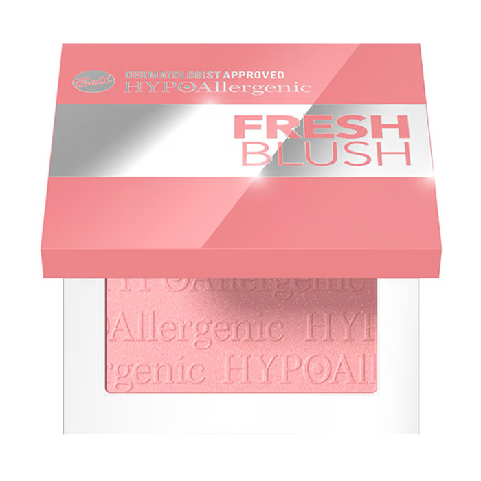 Компактна рум`яна для обличчя Bell HypoAllergenic Fresh Blush 02 Frozen Rose, 4.8 г