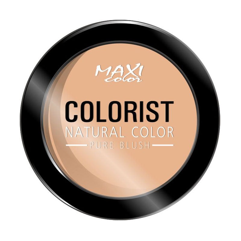 Компактні рум'яна для обличчя Maxi Color Colorist Natural Color Pure Blush 04 Сонячний беж, 6 г
