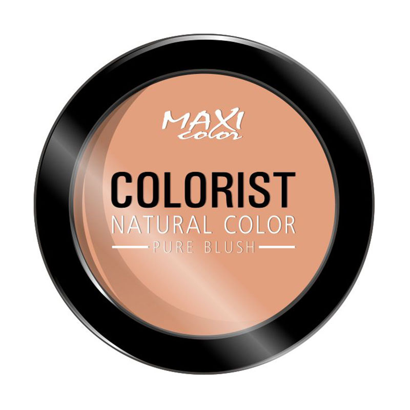 Компактні рум'яна для обличчя Maxi Color Colorist Natural Color Pure Blush 07 Сонячний рожевий, 6 г