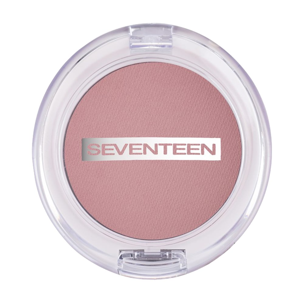 Компактні рум'яна для обличчя Seventeen Natural Matte Silky Blusher 02 Hazelnut, 5 г
