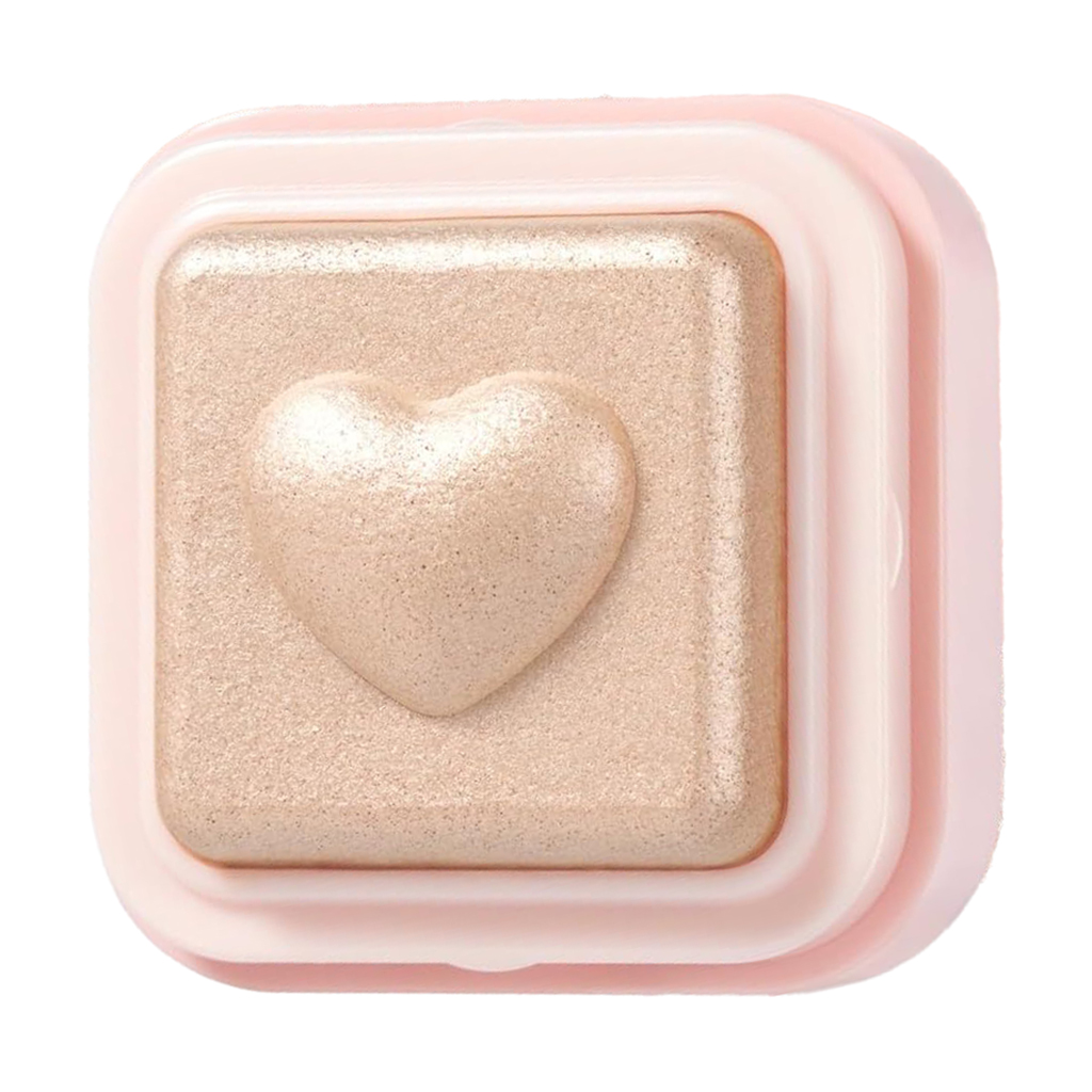 Компактний хайлайтер для обличчя Colorgram Milk Bling Heartlighter 01 Peach Heart, 2 г