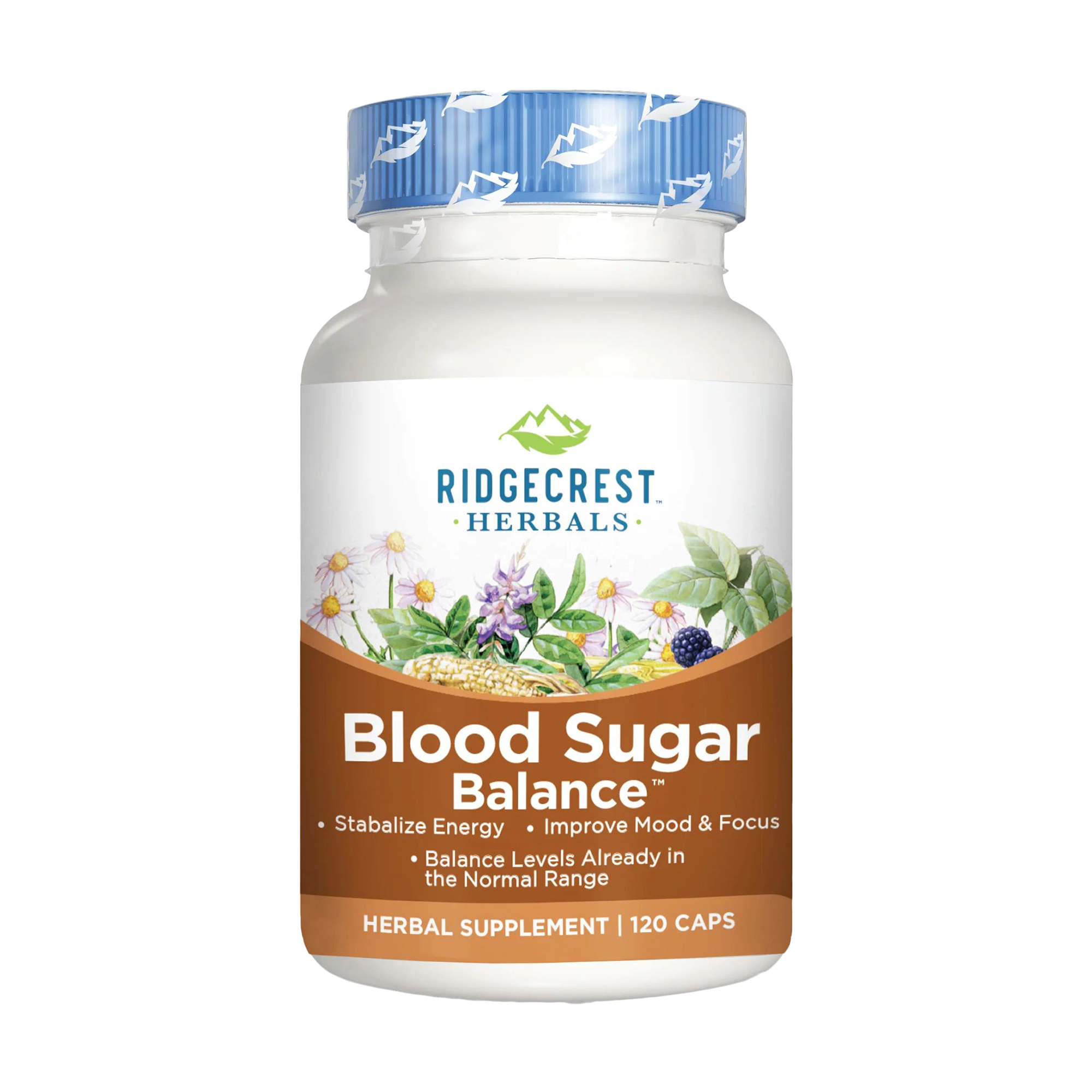 Комплекс баланс цукру в крові Ridgecrest Herbals Blood Sugar Balance, 120 капсул
