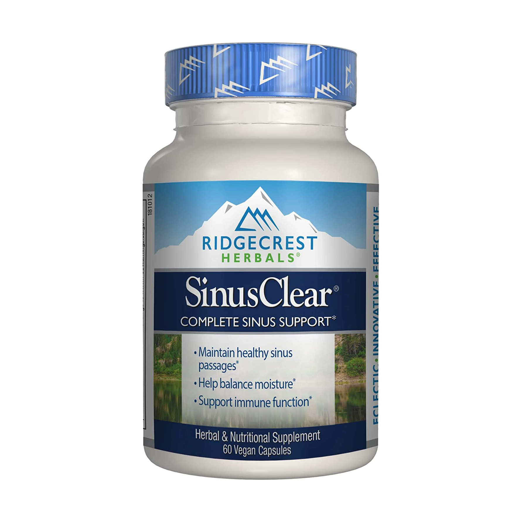 Комплекс для дихальних шляхів Ridgecrest Herbals SinusClear, 60 капсул
