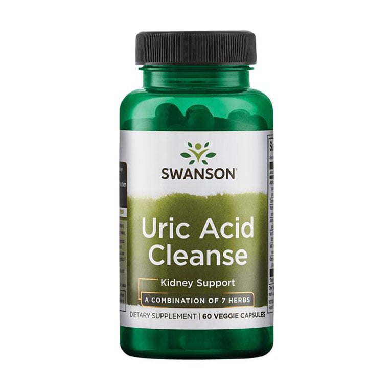 Комплекс для контролю рівня сечової кислоти Swanson Uric Acid Cleanse, 60 вегетеріанських капсул