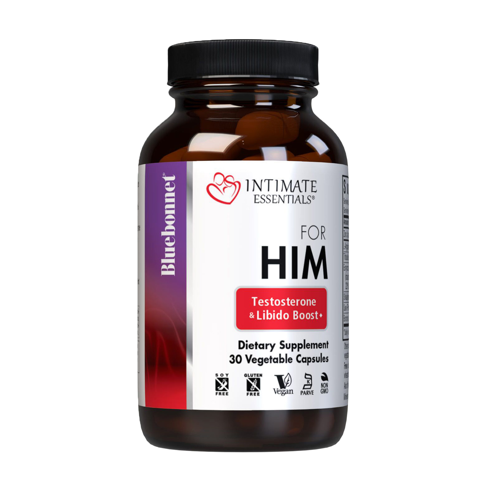 Комплекс для нього Bluebonnet Nutrition Intimate Essentials For Him Testosterone &amp; Libido Boost, 60 капсул