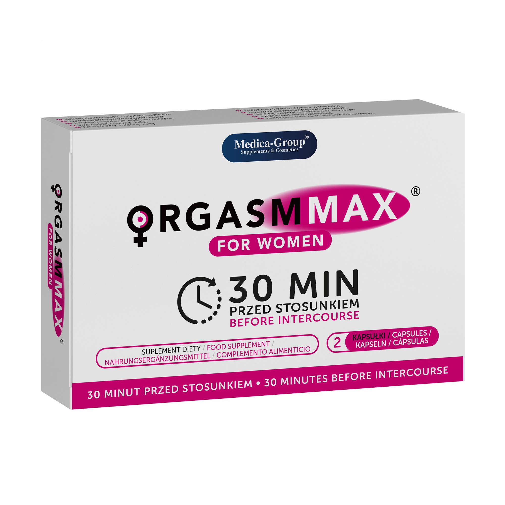 Комплекс для підвищення жіночого лібідо Medica-Group Orgasm Max For Women, 2 капсули