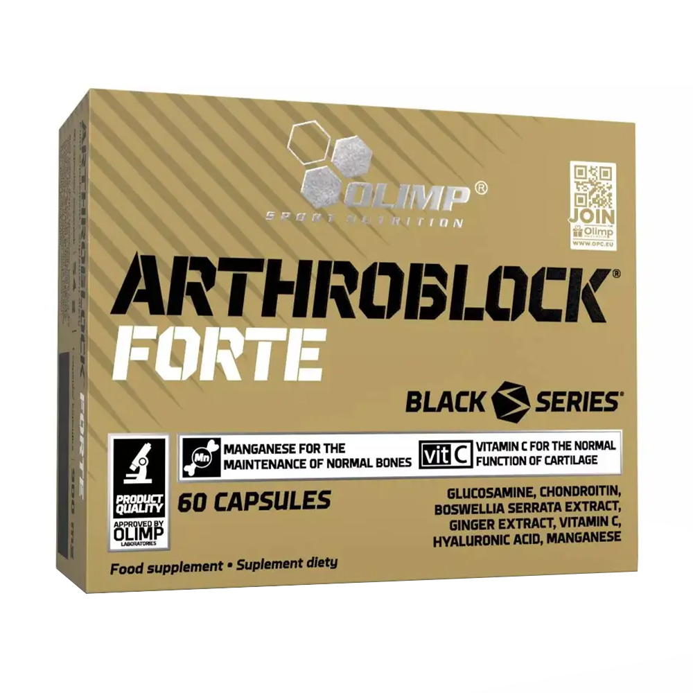 Комплекс для суглобів та зв'язок Olimp Sport Nutrition Arthroblock Forte, 60 капсул