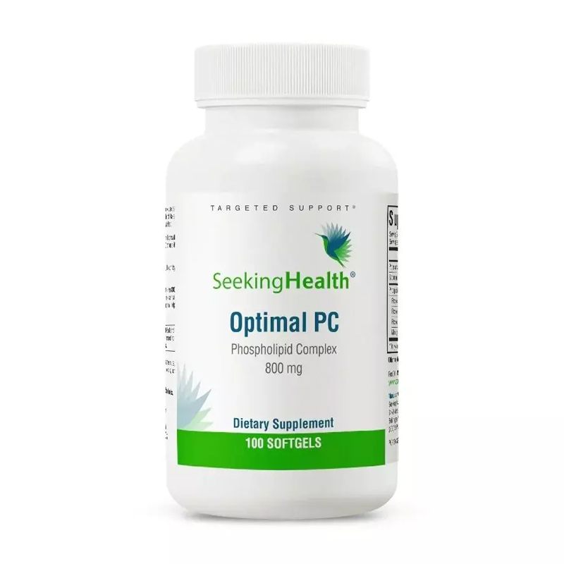 Комплекс фосфатидилхоліну Seeking Health Optimal PC Phospholipid Complex 800 мг, 100 гелевих капсул