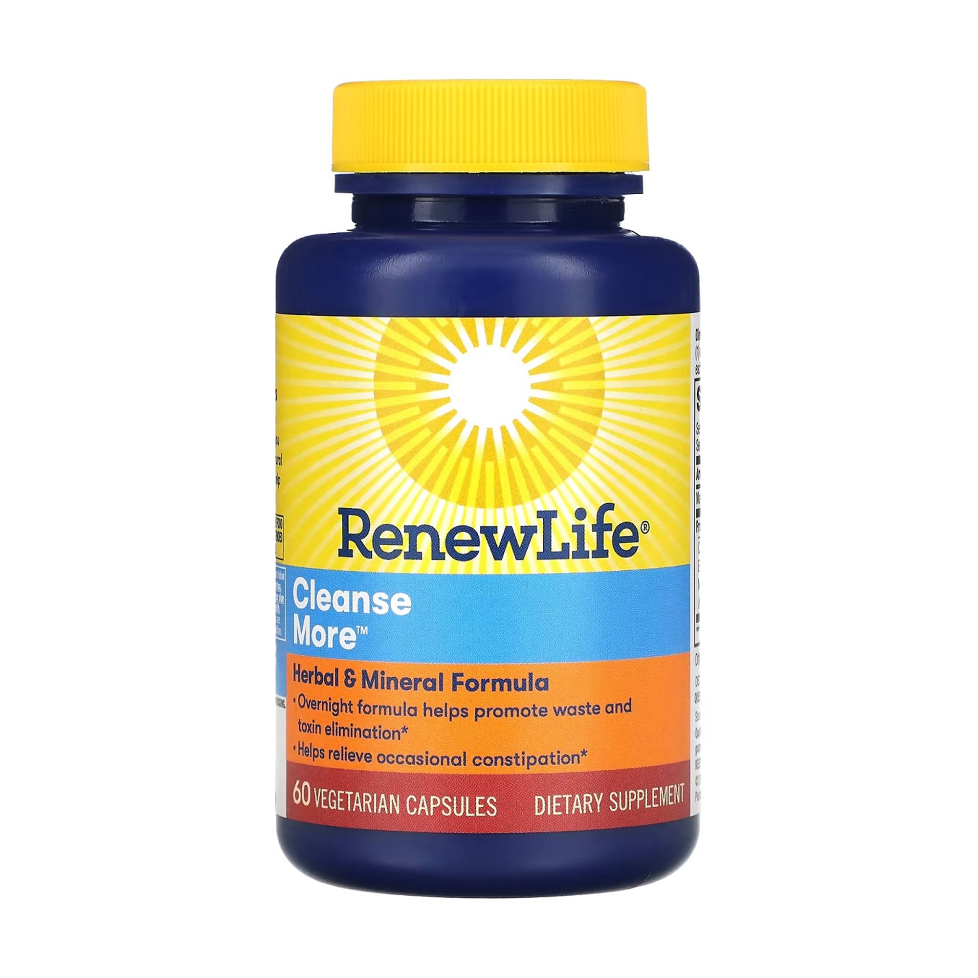 Комплекс очищення організму та детоксикації Renew Life Cleanse More, 60 капсул