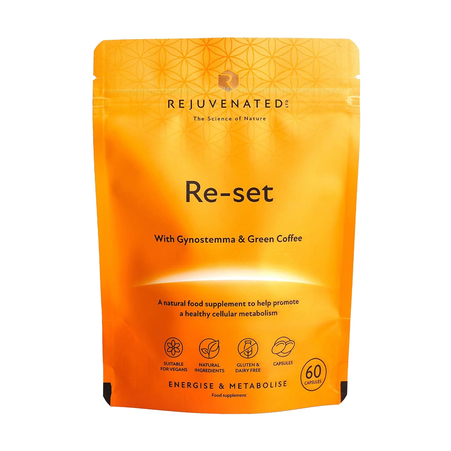 Комплекс Перезарядження організму Rejuvenated Re-Set, 60 капсул
