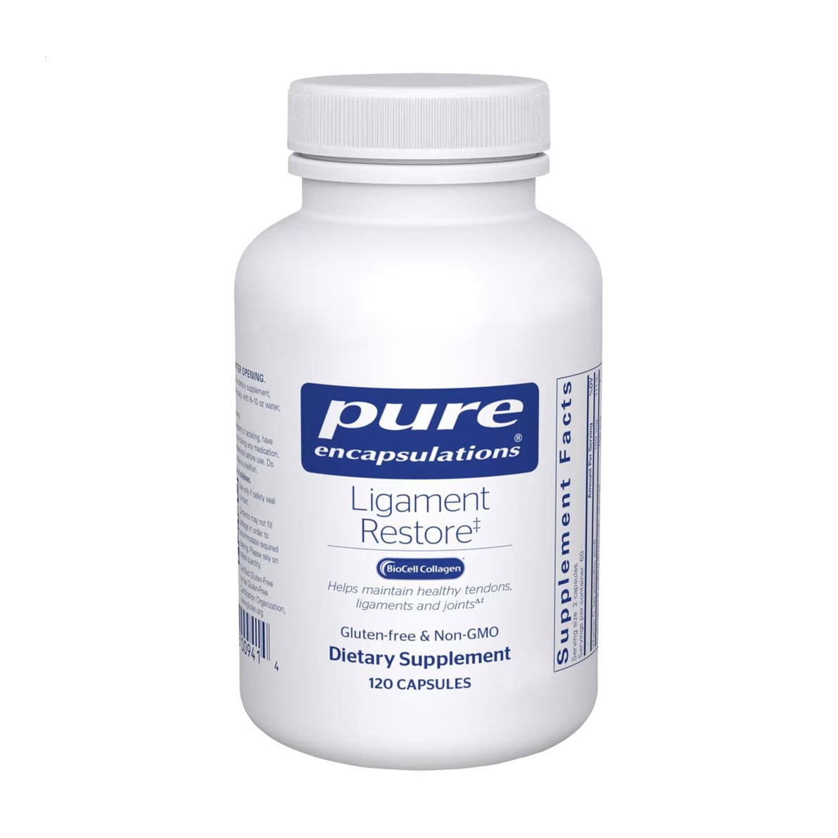 Комплекс Підтримка сухожиль, зв'язок та суглобів Pure Encapsulations Ligament Restore, 120 капсул