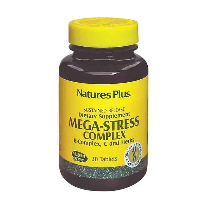 Комплекс від стресу NaturesPlus Mega-Stress Complex, 30 таблеток