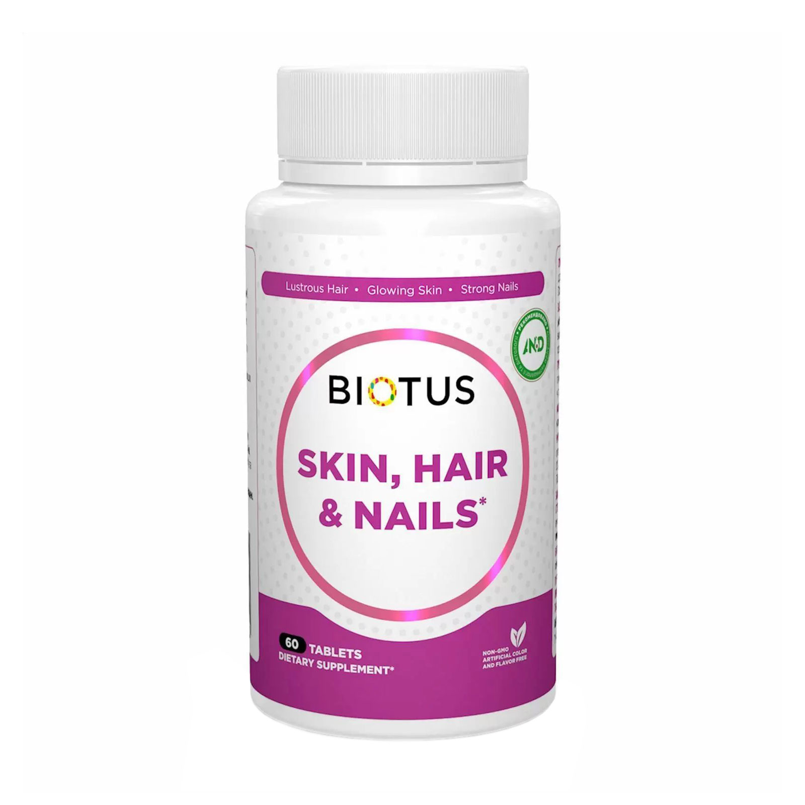 Комплекс Волосся, шкіра та нігті Biotus Hair, Skin &amp; Nails, 60 таблеток