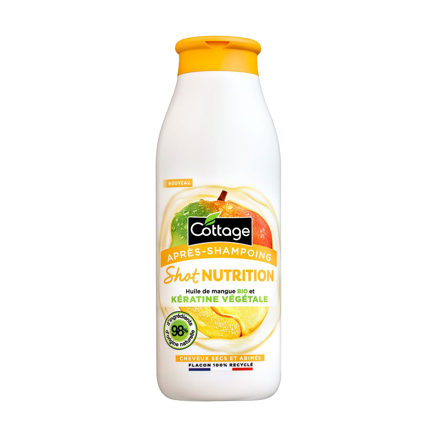 Кондиціонер Cottage Shot Nutrition Hair Conditioner для сухого та пошкодженого волосся, з олією манго, 250 мл