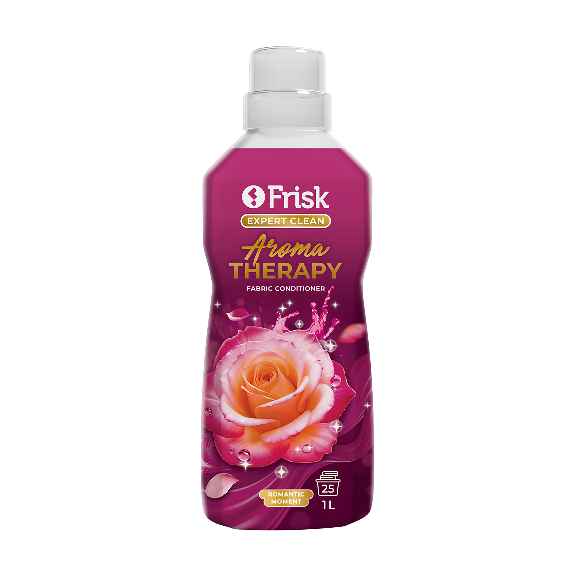 Кондиціонер для білизни Frisk Expert Clean Aroma Therapy Fabric Conditioner, Romantic Moment, 25 циклів прання, 1 л