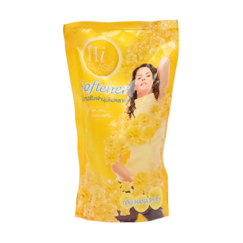 Кондиціонер для білизни Hi-Class Hana Shine Softener, 14 циклів прання, 500 мл (запаска)