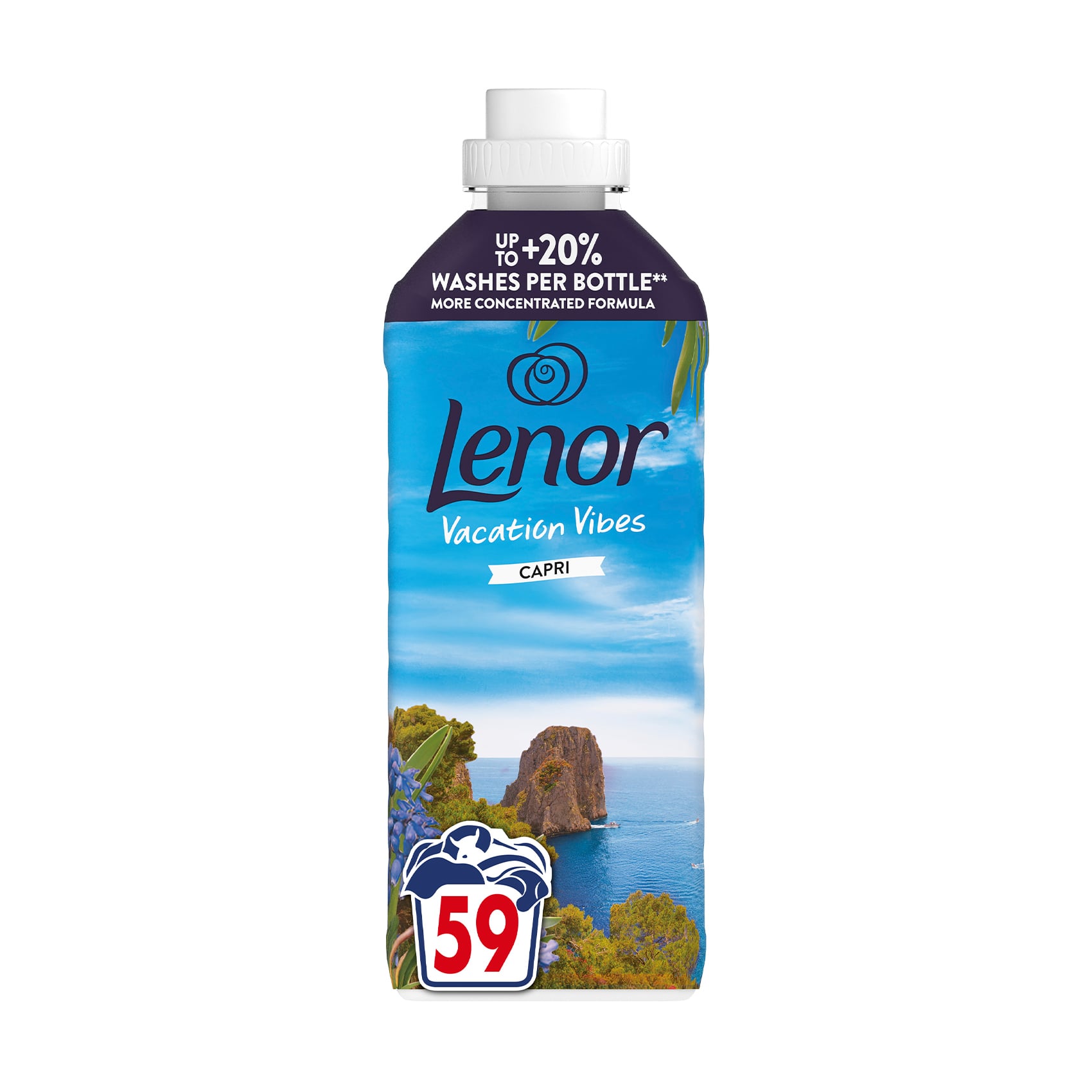 Кондиціонер для білизни Lenor Капрі, 59 циклів прання, 1.239 л