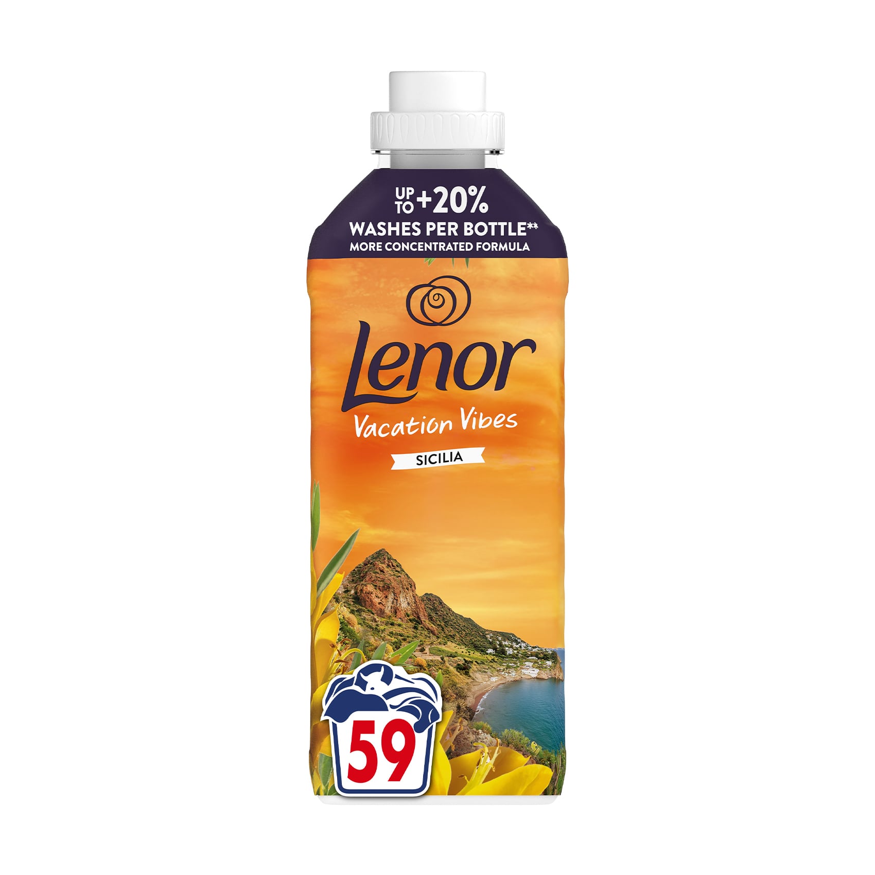 Кондиціонер для білизни Lenor Сицилія, 59 циклів прання, 1.239 л