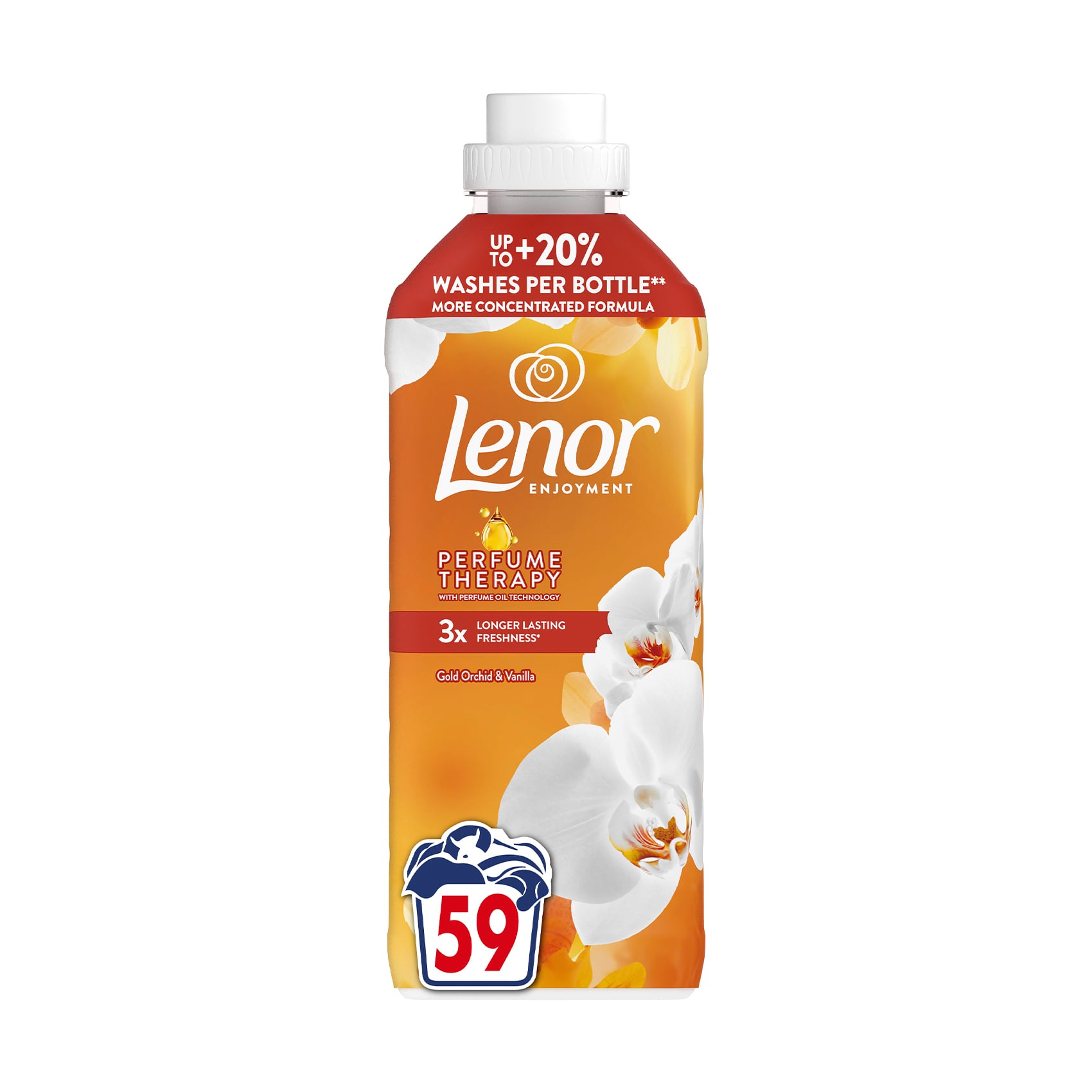 Кондиціонер для білизни Lenor Золота орхідея та ваніль, 59 циклів прання, 1.239 л